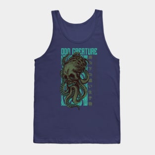 octopus creture t-shirt design Tank Top